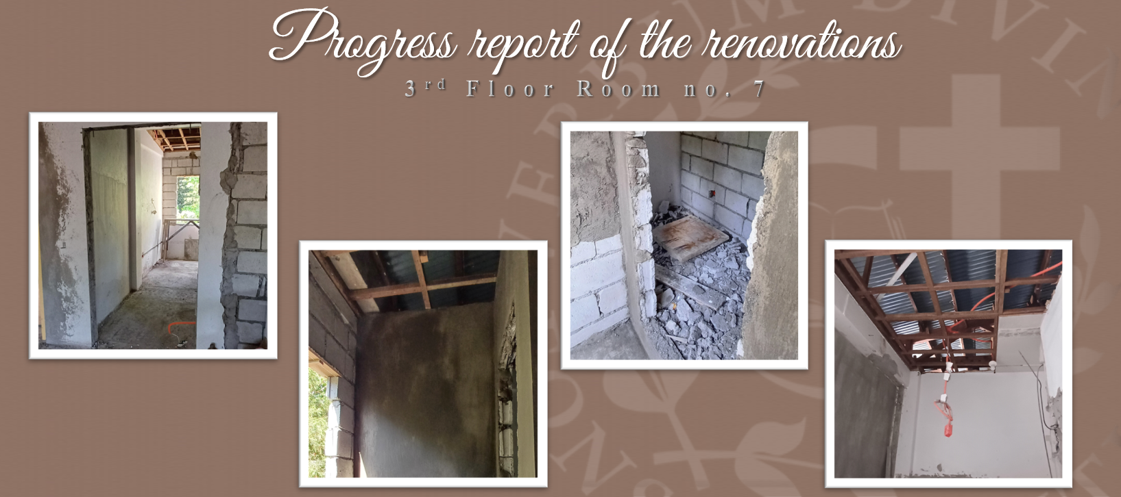 Progress report on the Renovations (3rd Floor Room no. 7)